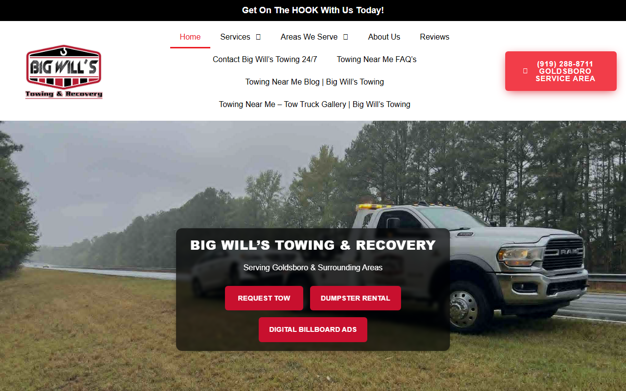 252towtruck.com screenshot