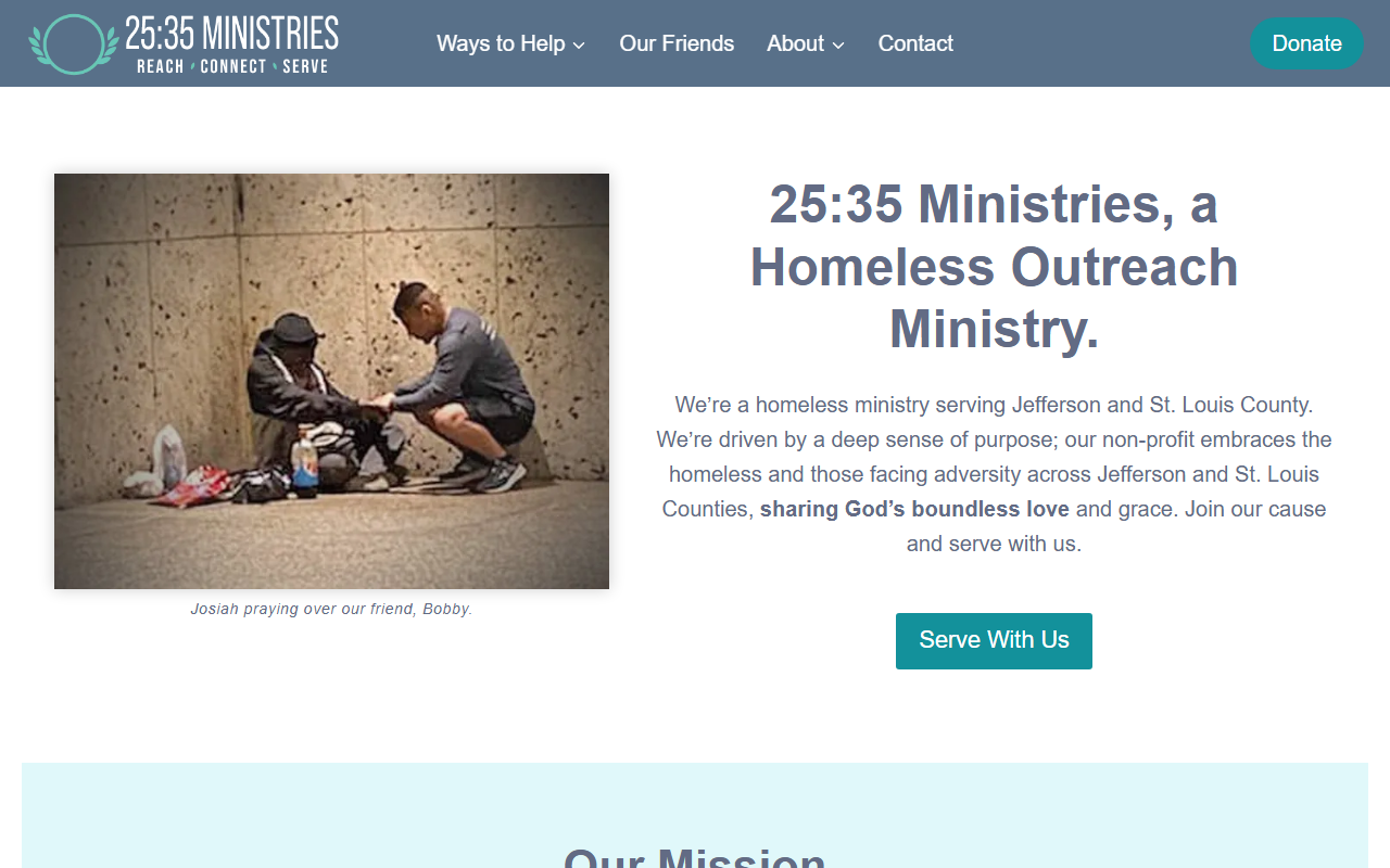 2535ministries.com screenshot
