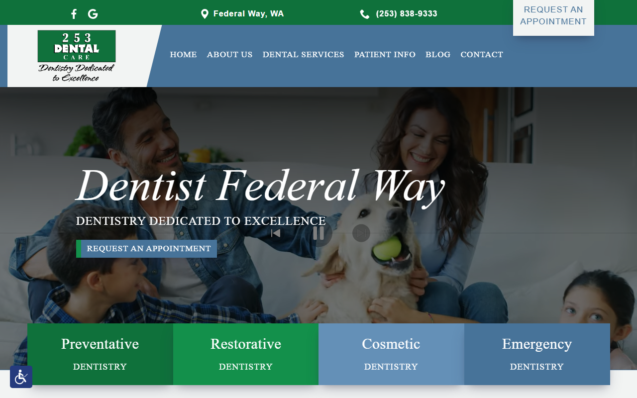253dentalcare.com screenshot