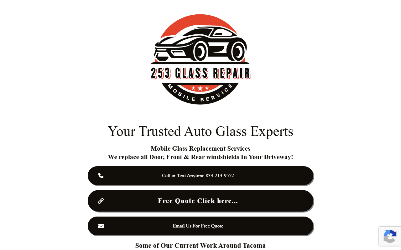 253glassrepair.com screenshot