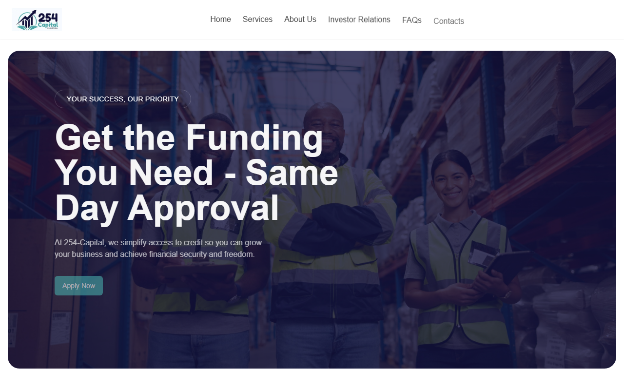 254-capital.com screenshot
