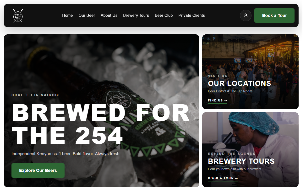 254brewing.com screenshot