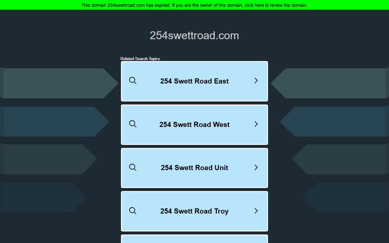 254swettroad.com screenshot