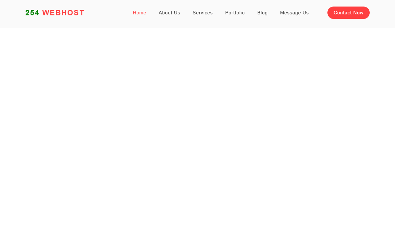 254webhost.com screenshot