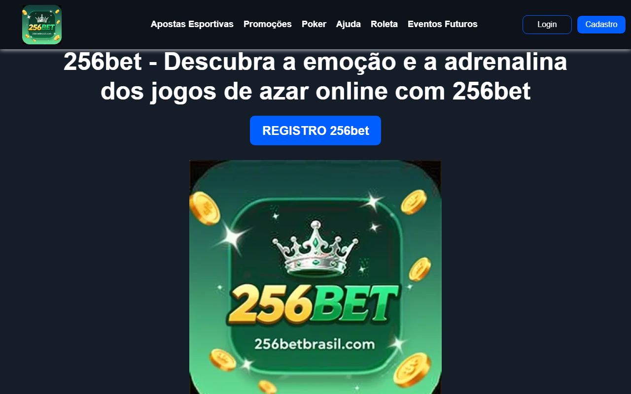 256betbrasil.com screenshot