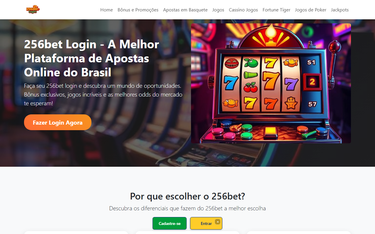 256betlogin1.com screenshot