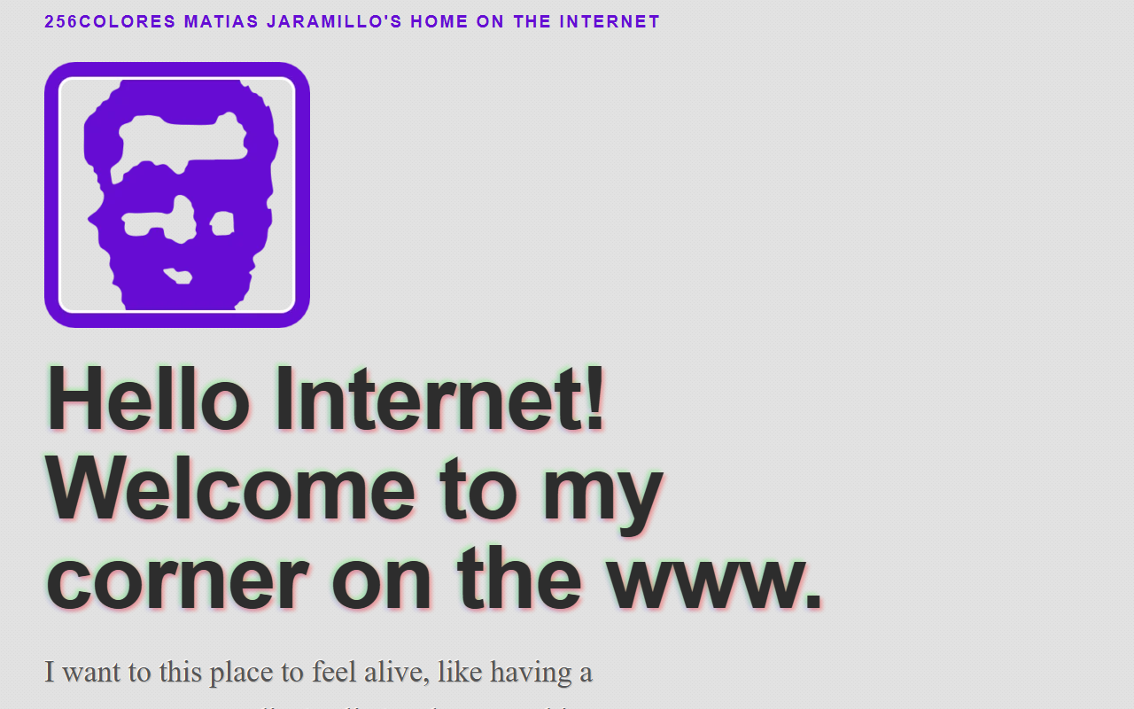 256colores.com screenshot