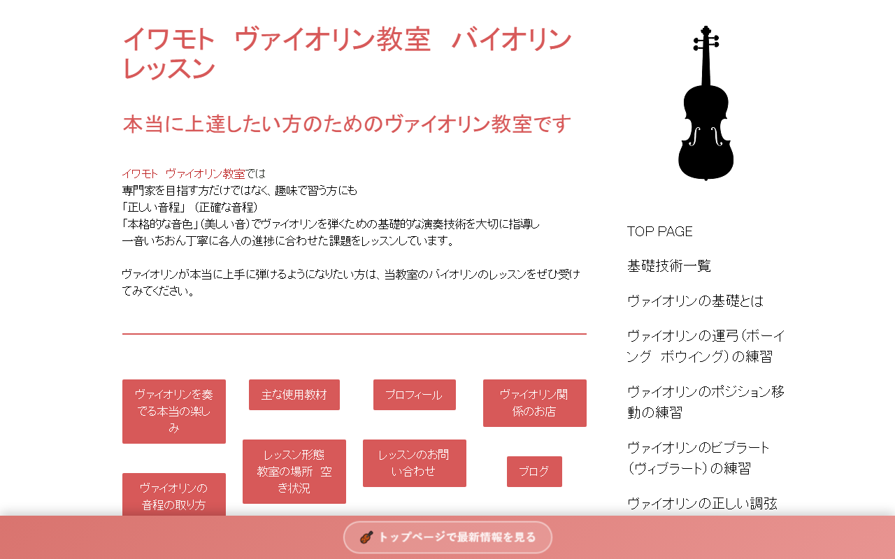 256paga252violin.com screenshot