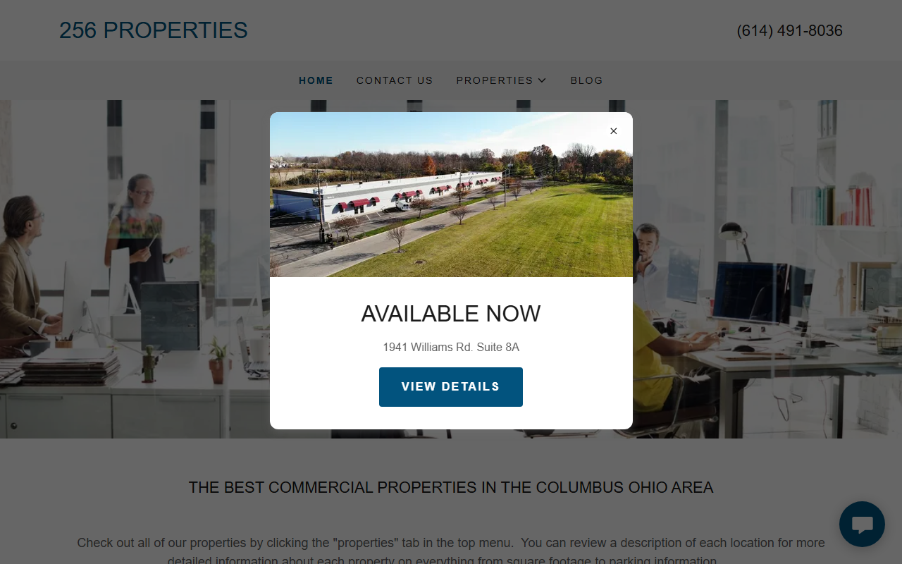 256properties.com screenshot