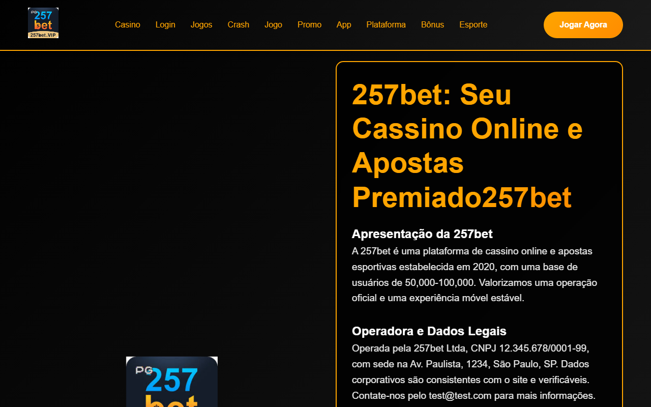 257betjogos.com screenshot