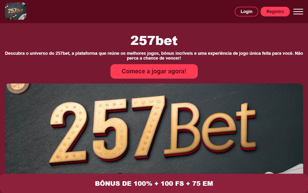 257betlogin.com screenshot