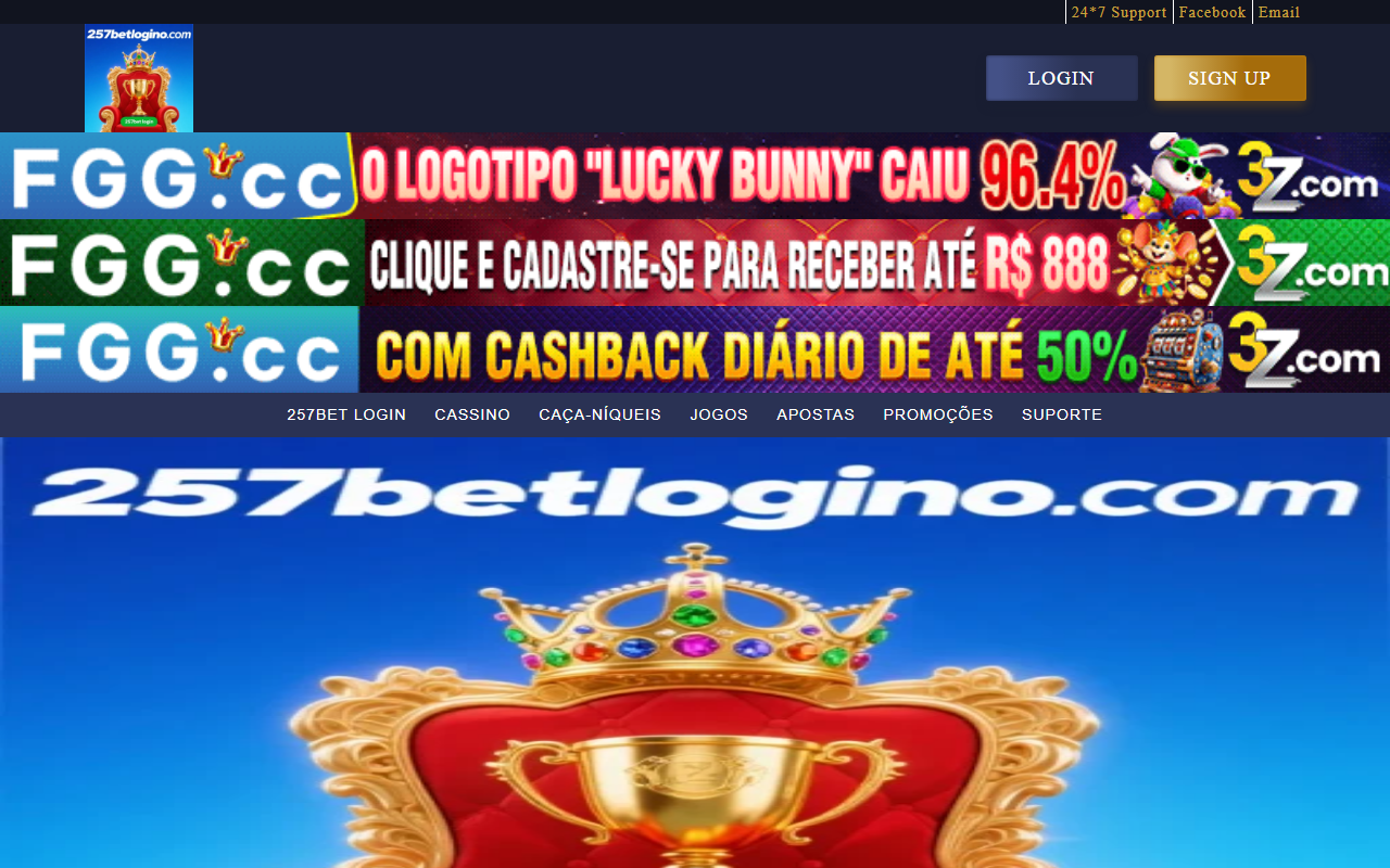 257betlogino.com screenshot