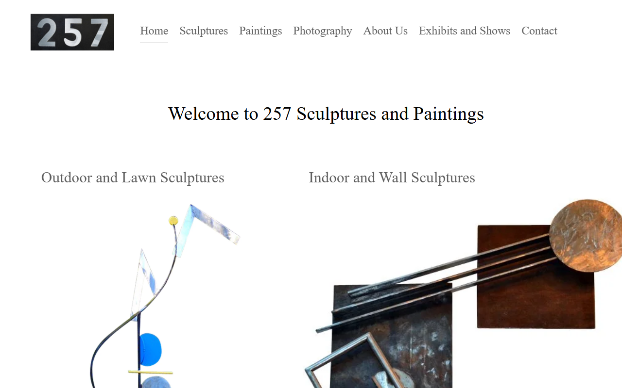 257sculpture.com screenshot