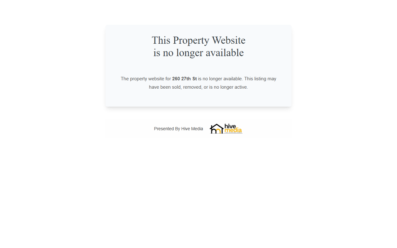 26027thstreet.com screenshot