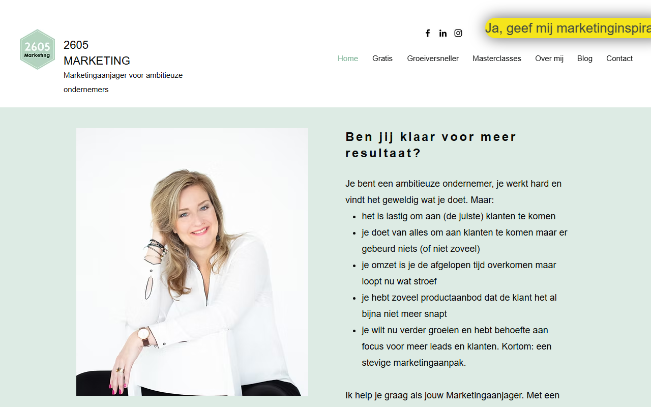 2605marketing.com screenshot