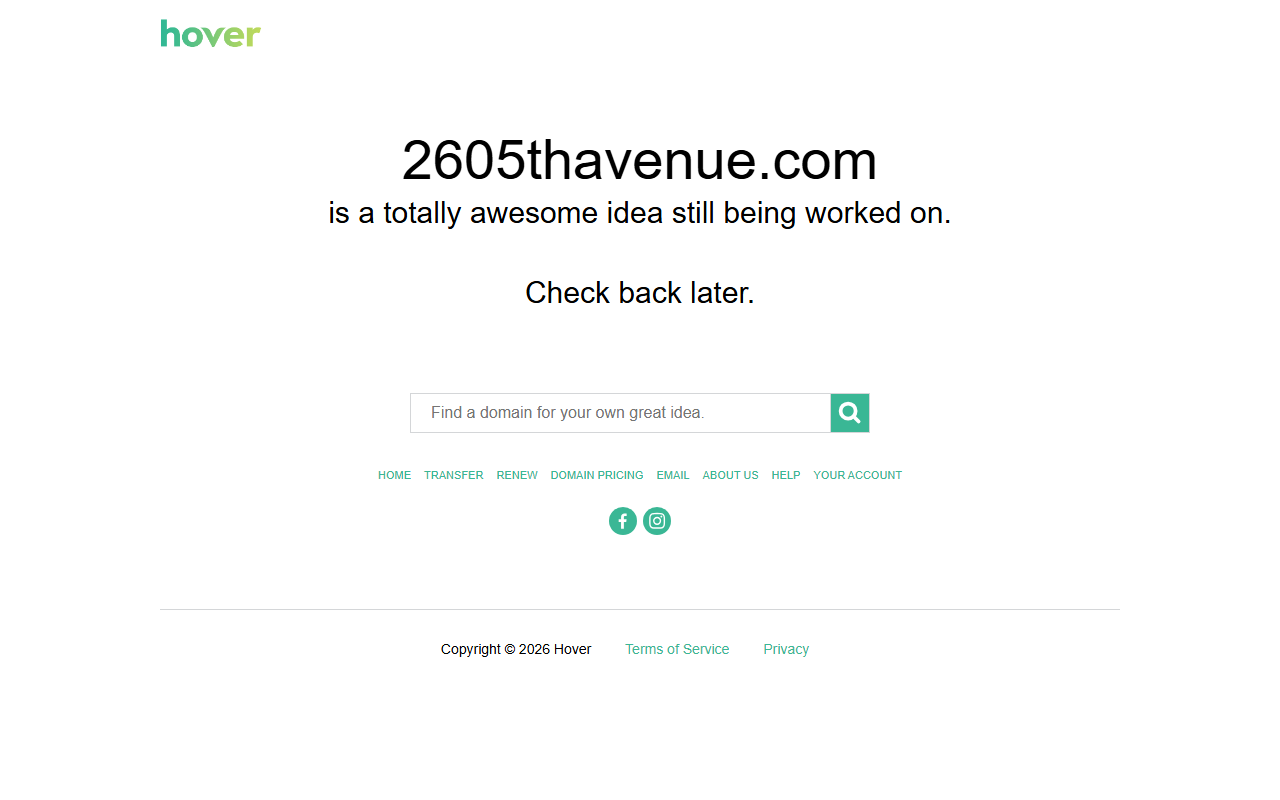 2605thavenue.com screenshot