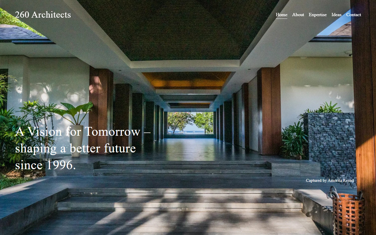 260architects.com screenshot