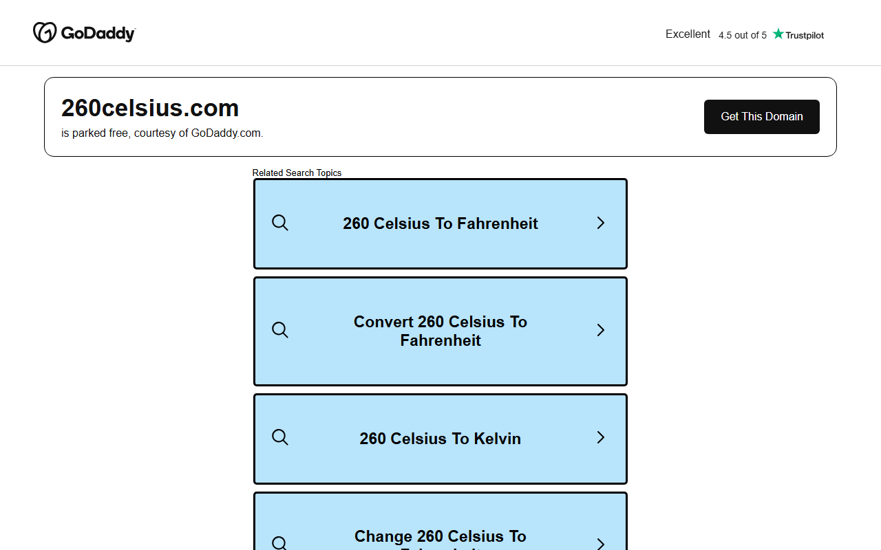 260celsius.com screenshot