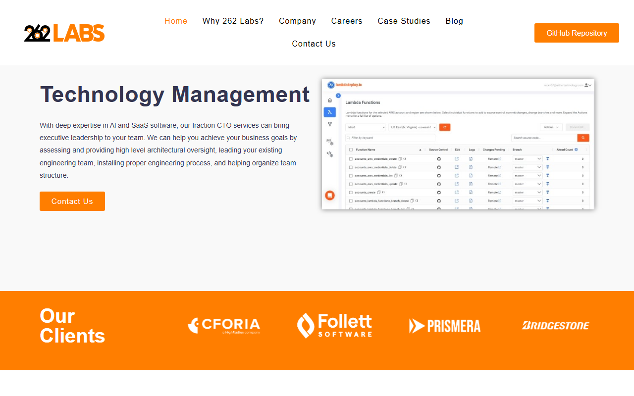 262labsdev.com screenshot