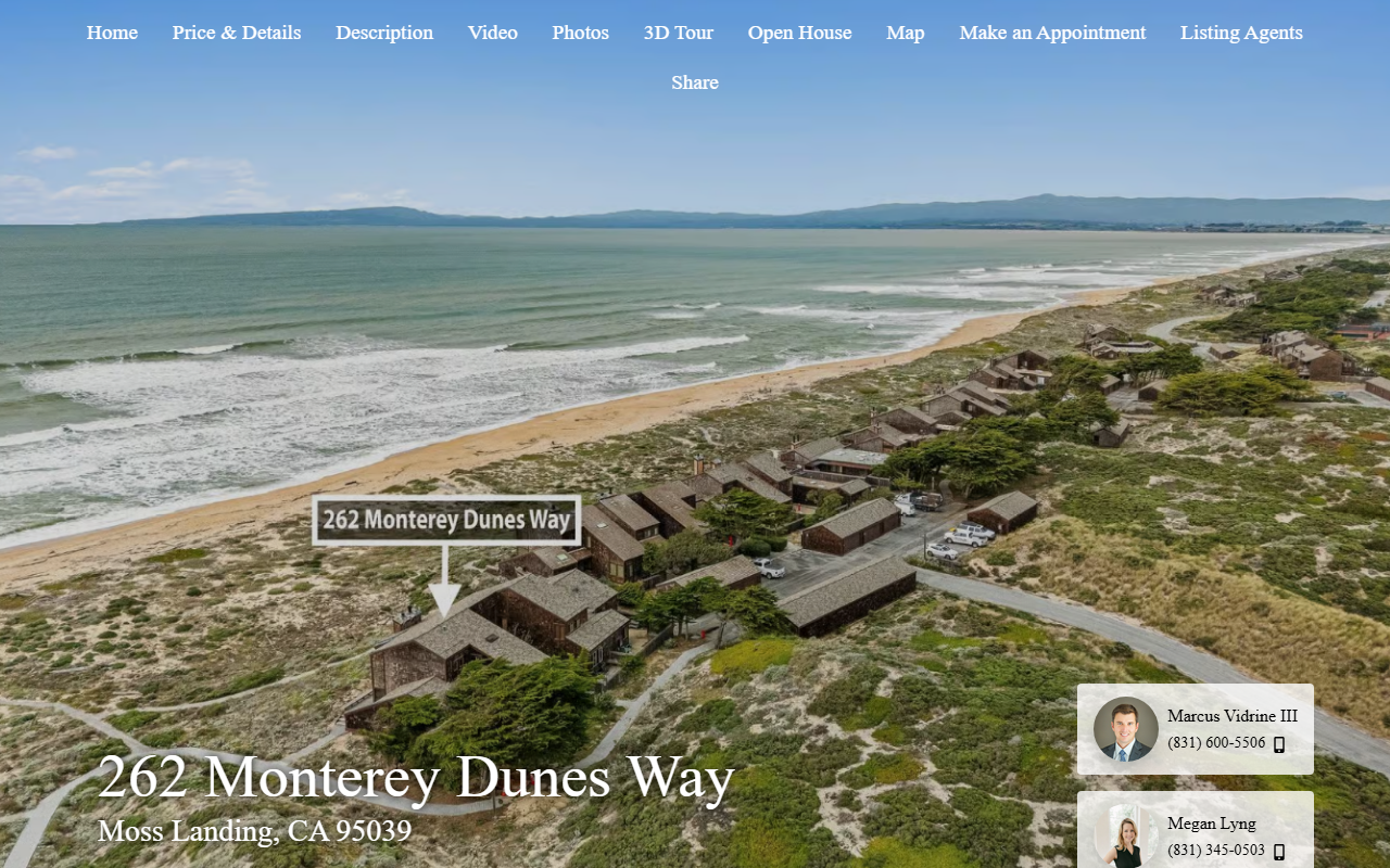 262montereydunes.com screenshot