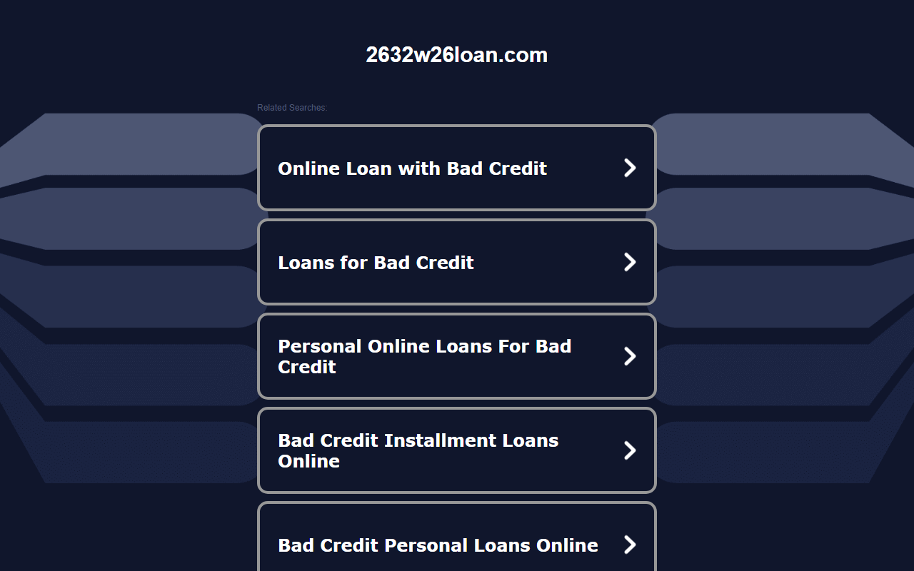 2632w26loan.com screenshot