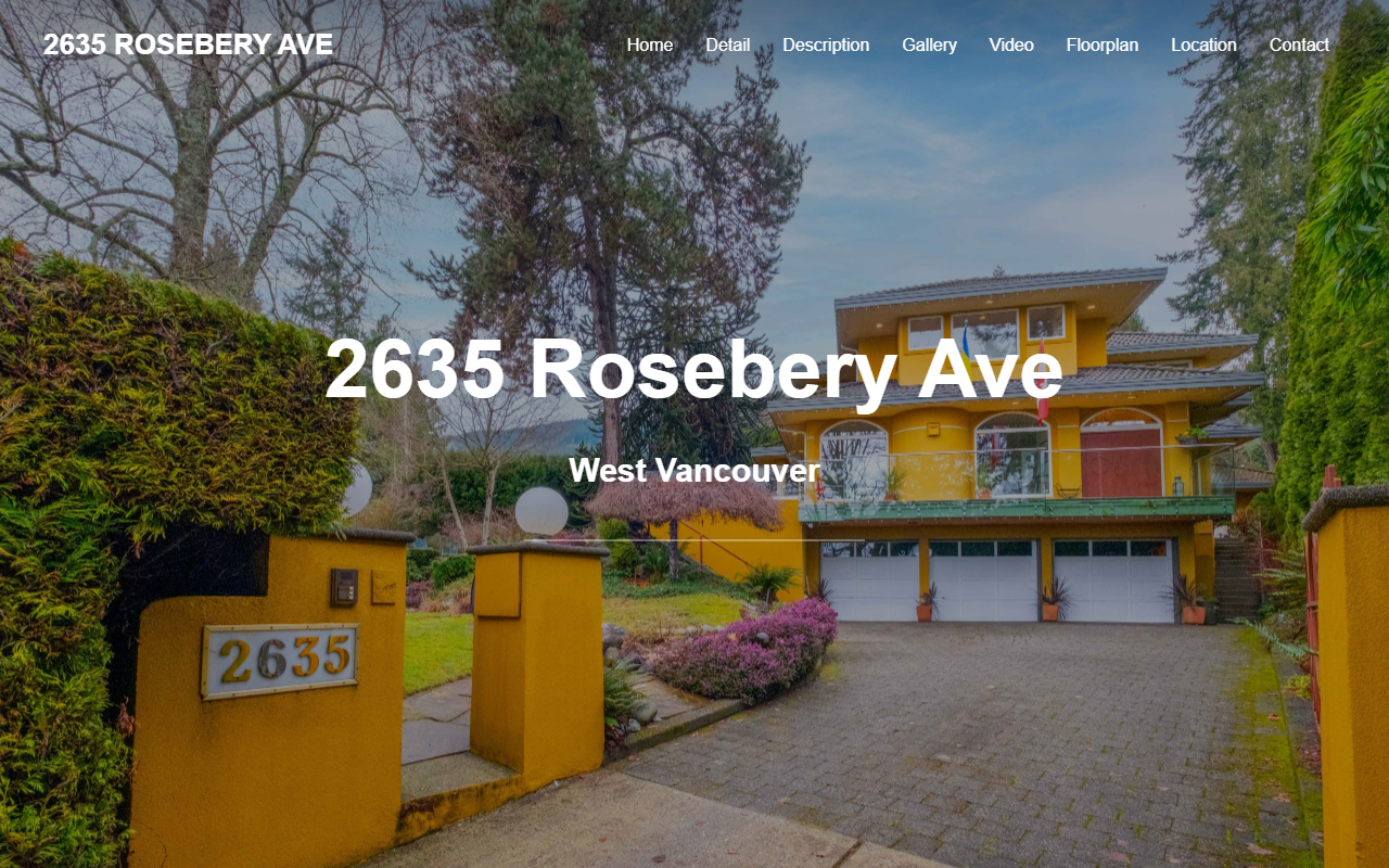 2635rosebery.com screenshot