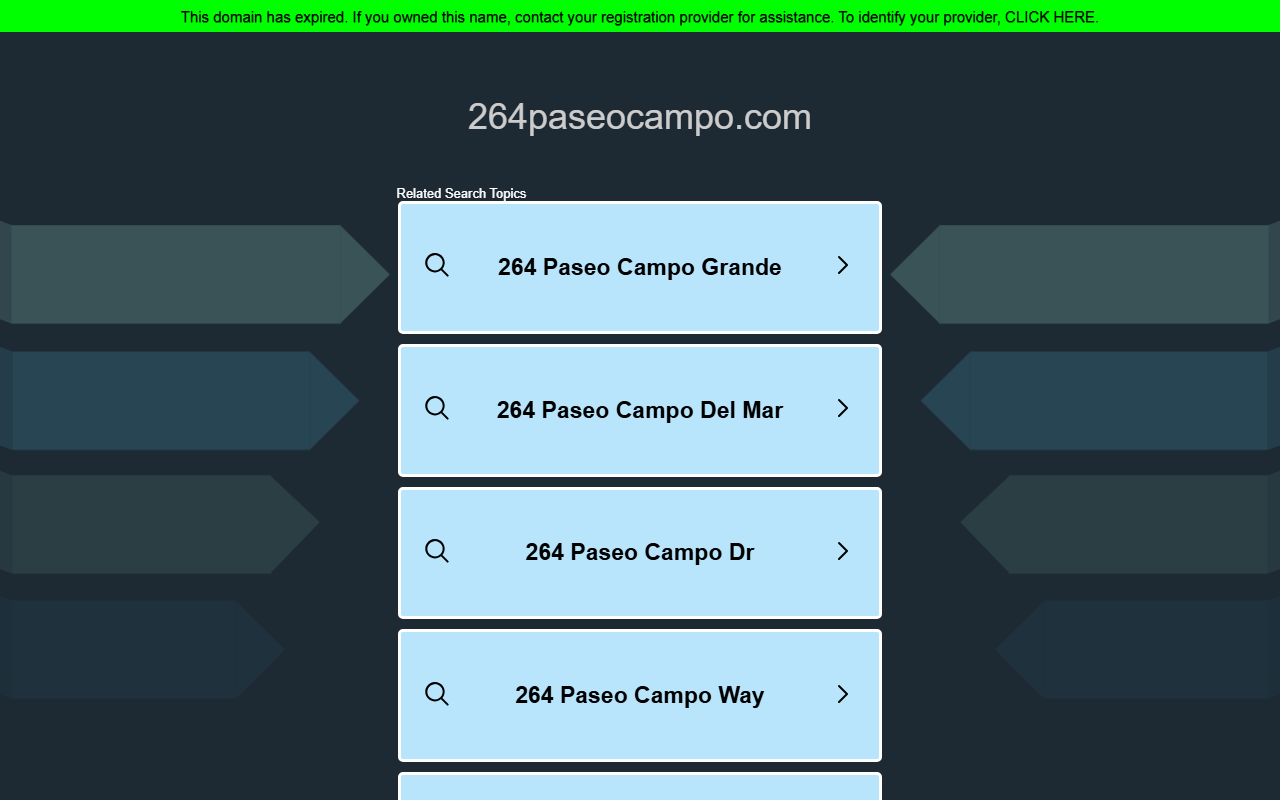 264paseocampo.com screenshot