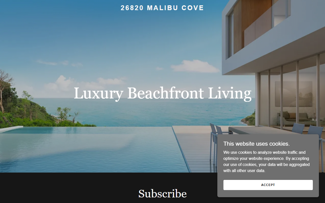 26820malibucove.com screenshot