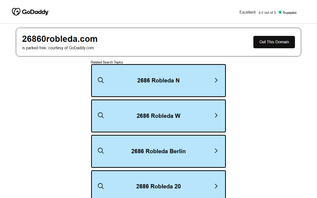 26860robleda.com screenshot