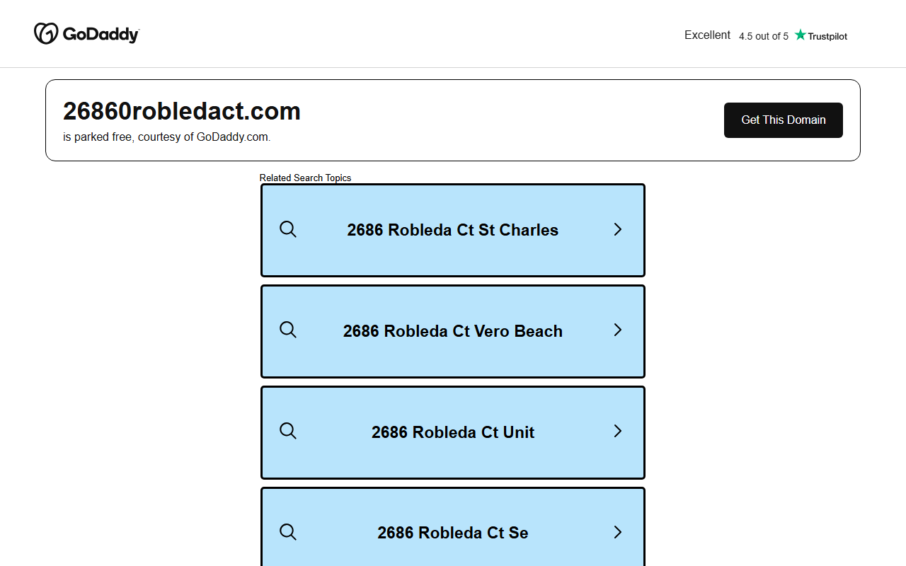 26860robledact.com screenshot
