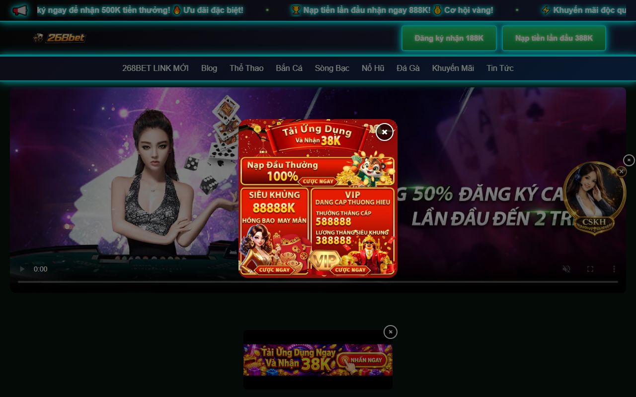 268betlinkbet.com screenshot