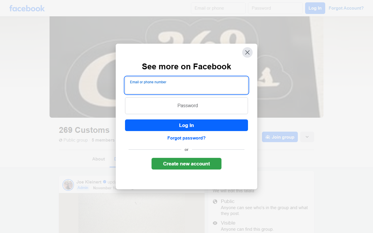269customs.com screenshot
