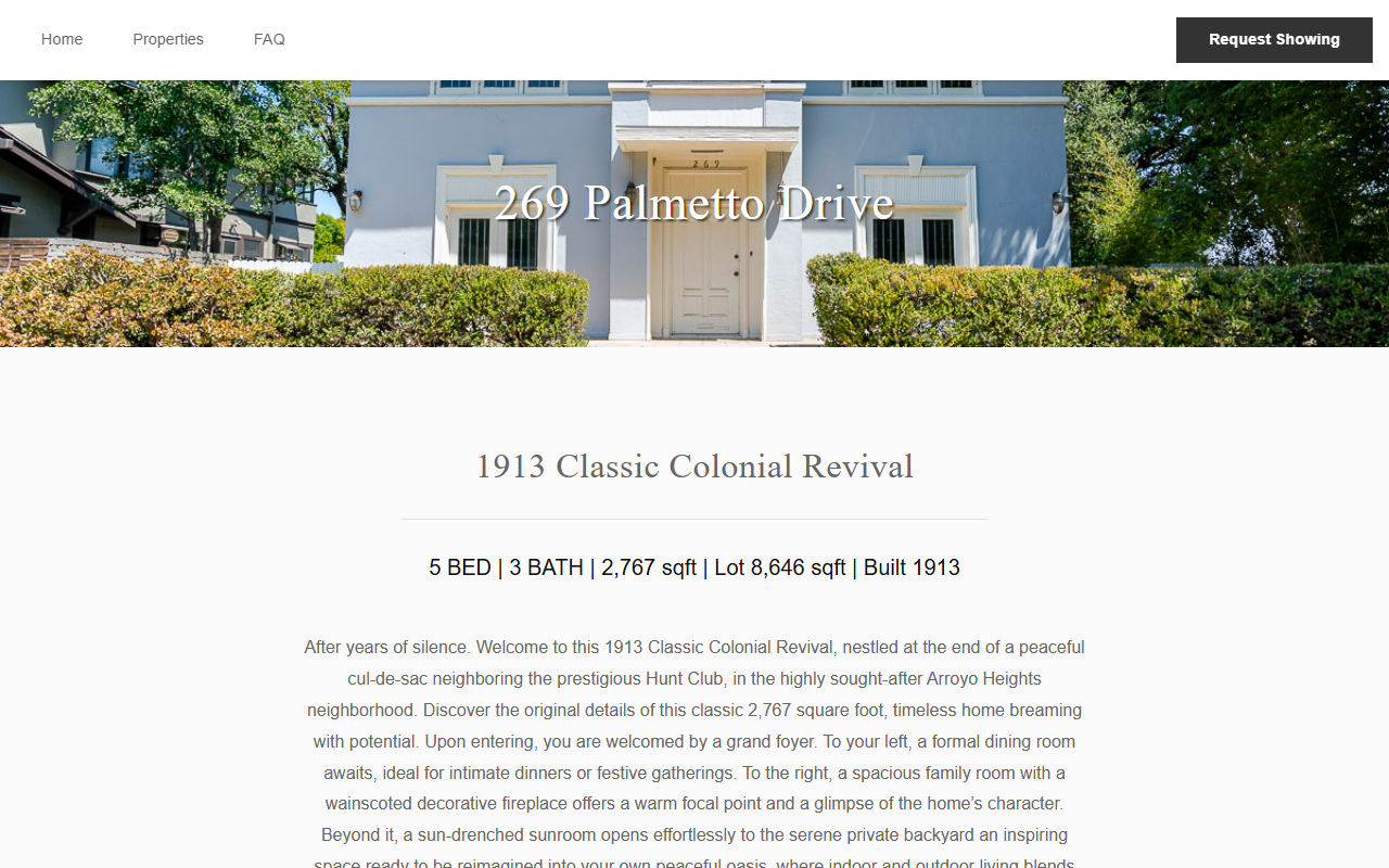 269palmetto.com screenshot