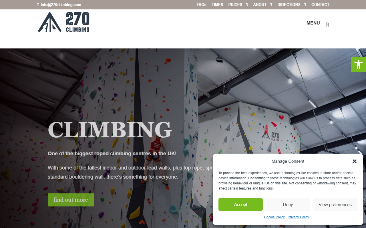 270climbing.com screenshot