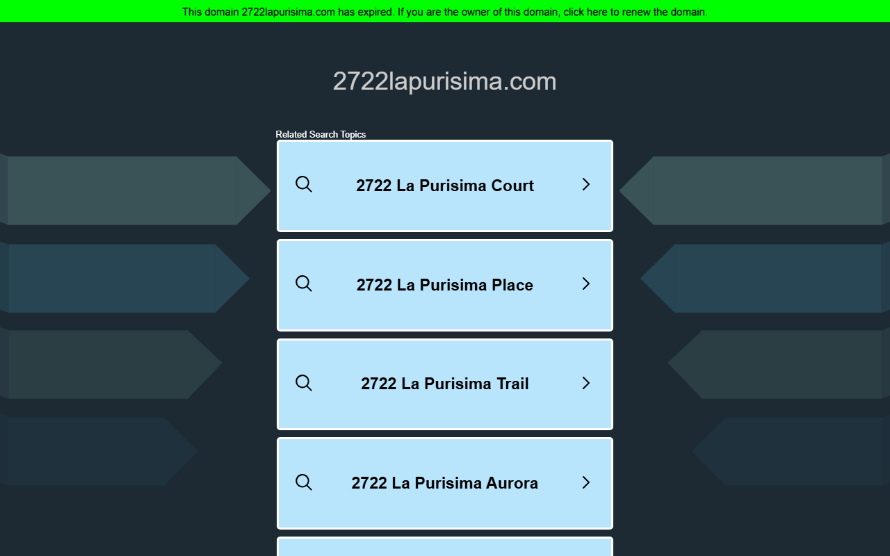 2722lapurisima.com screenshot