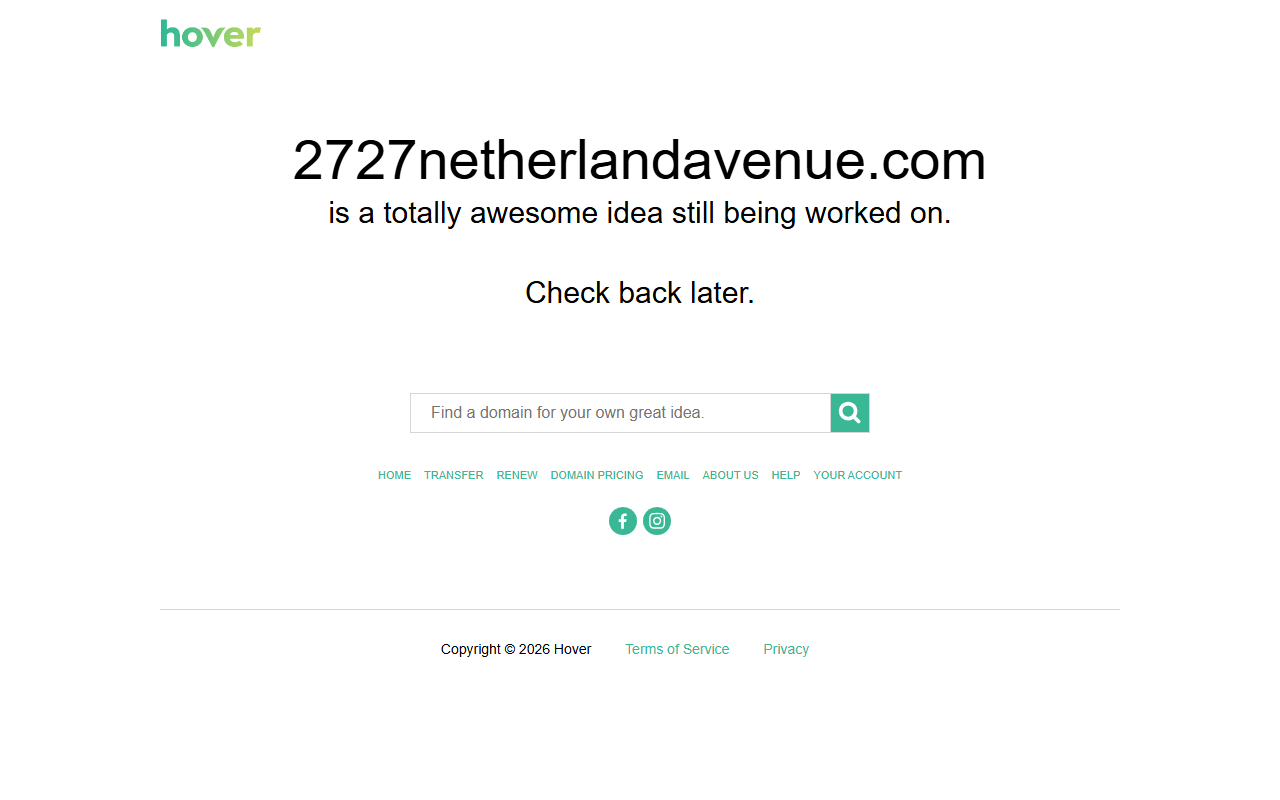 2727netherland.com screenshot