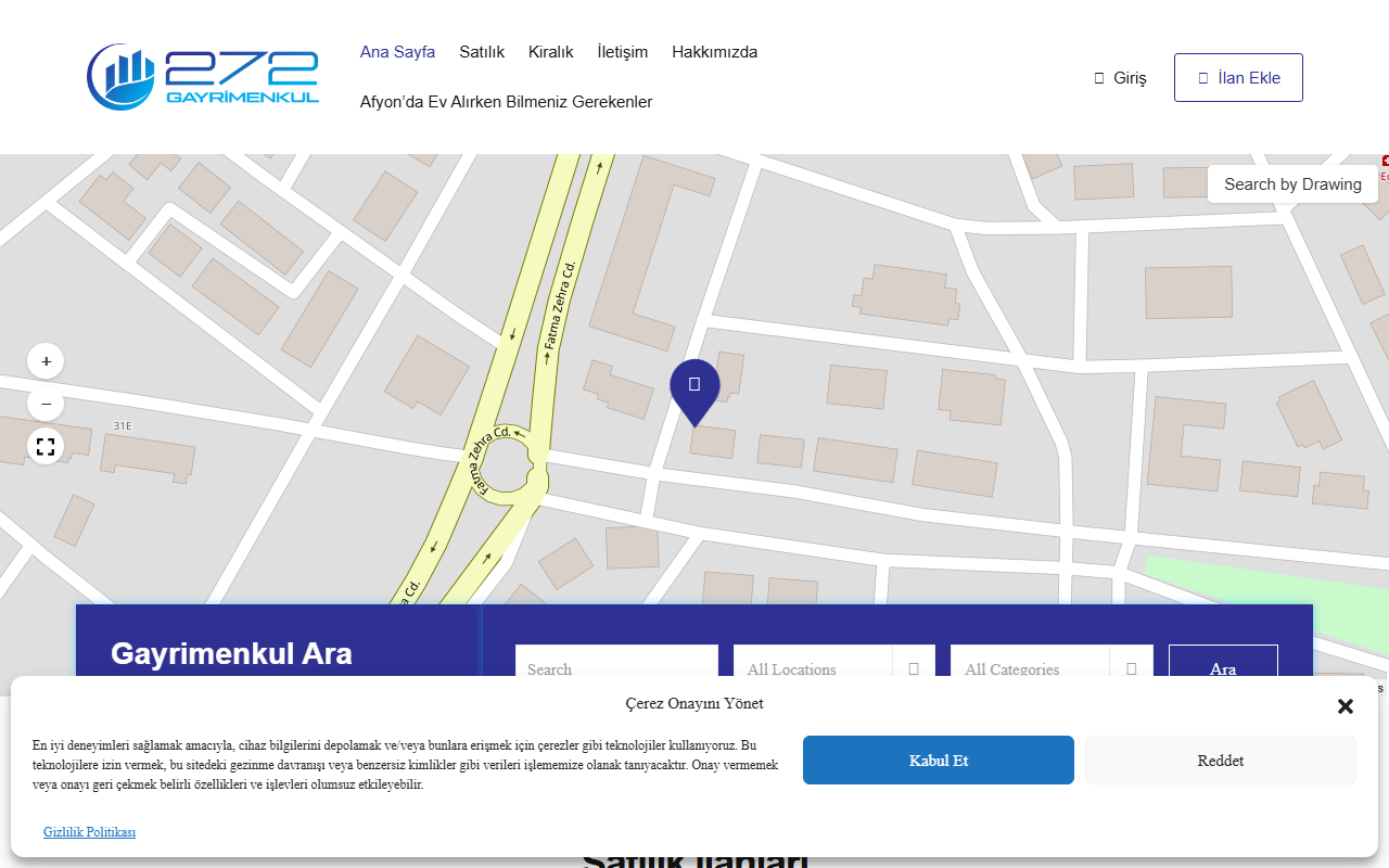 272gayrimenkul.com screenshot