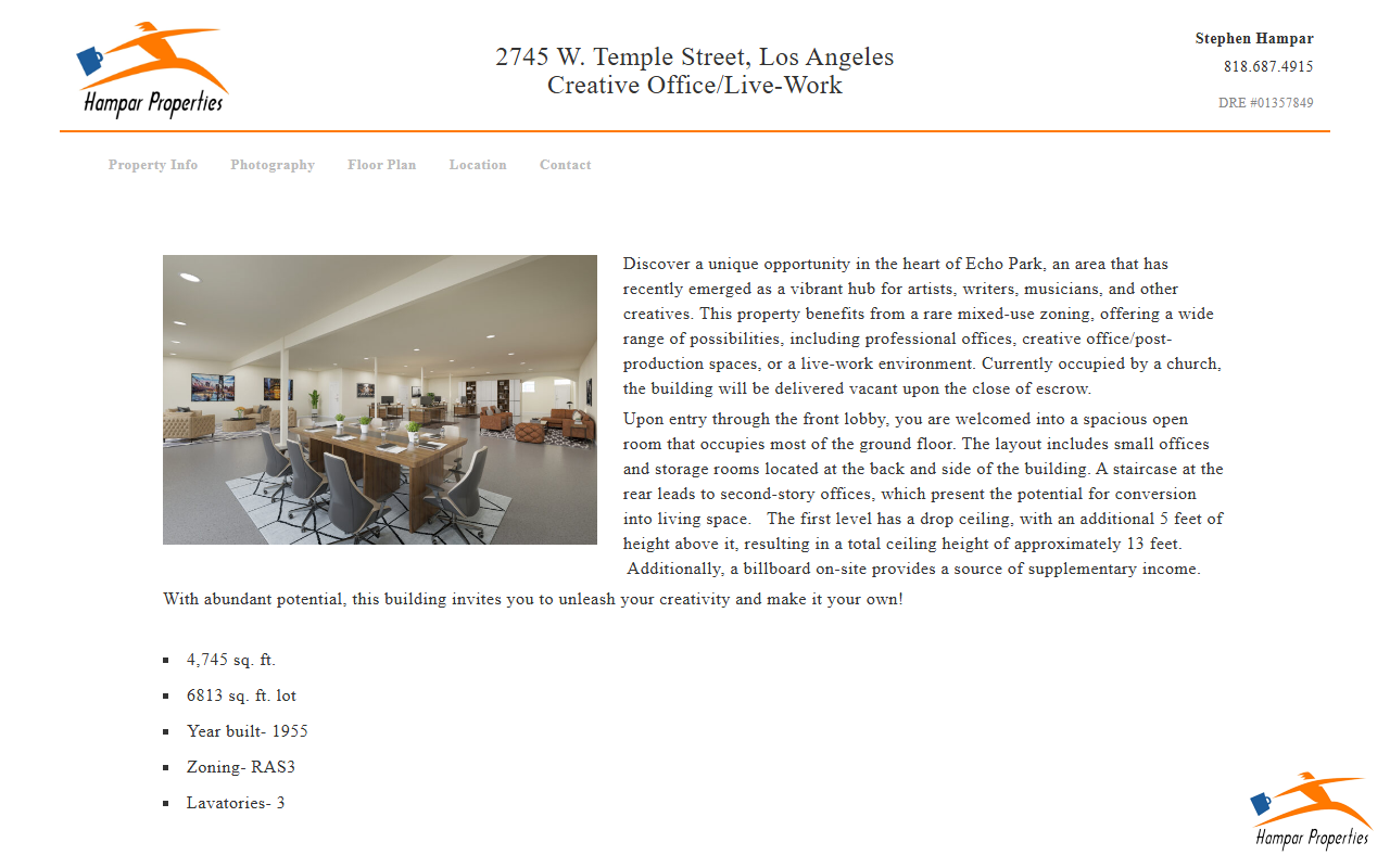 2745temple.com screenshot