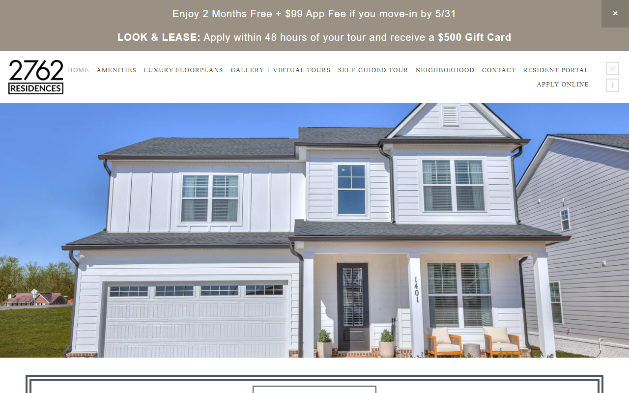 2762residences.com screenshot