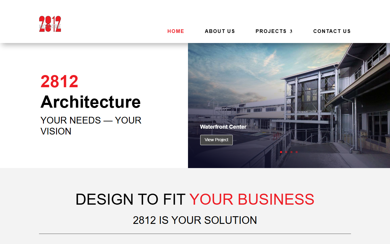 2812architecture.com screenshot