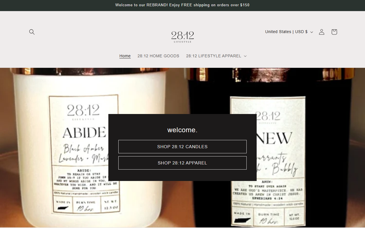 2812lifestyle.com screenshot