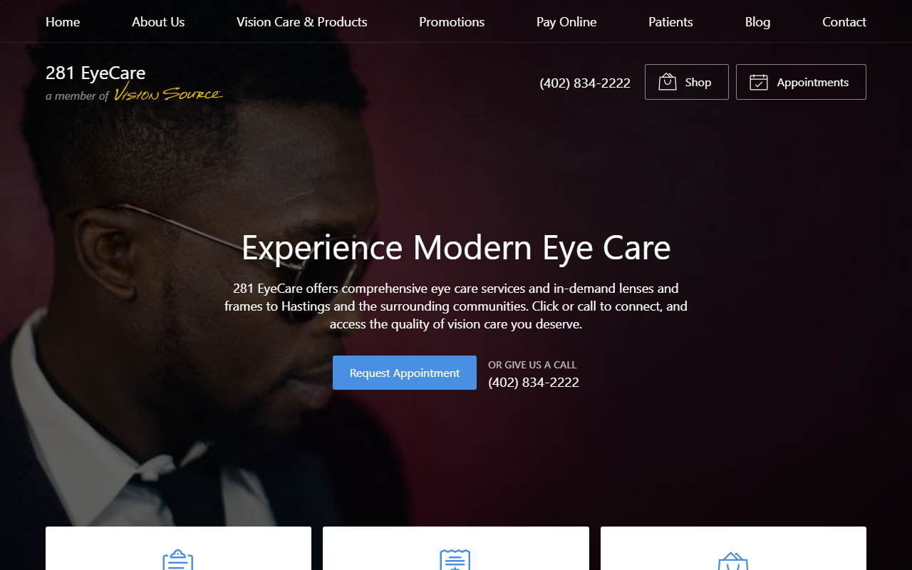 281eyecare.com screenshot