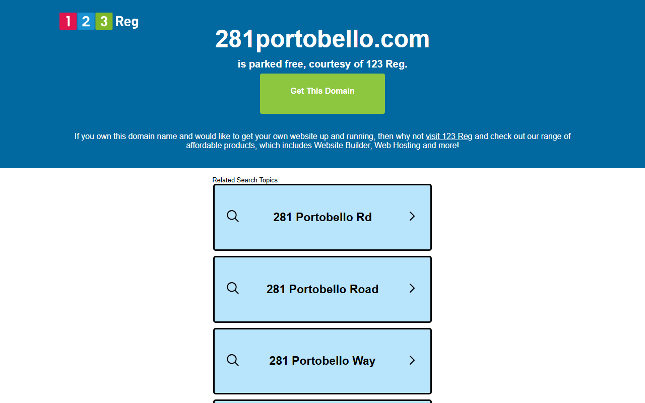 281portobello.com screenshot