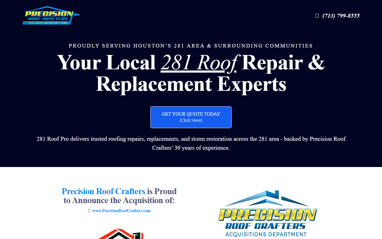 281roofpro.com screenshot