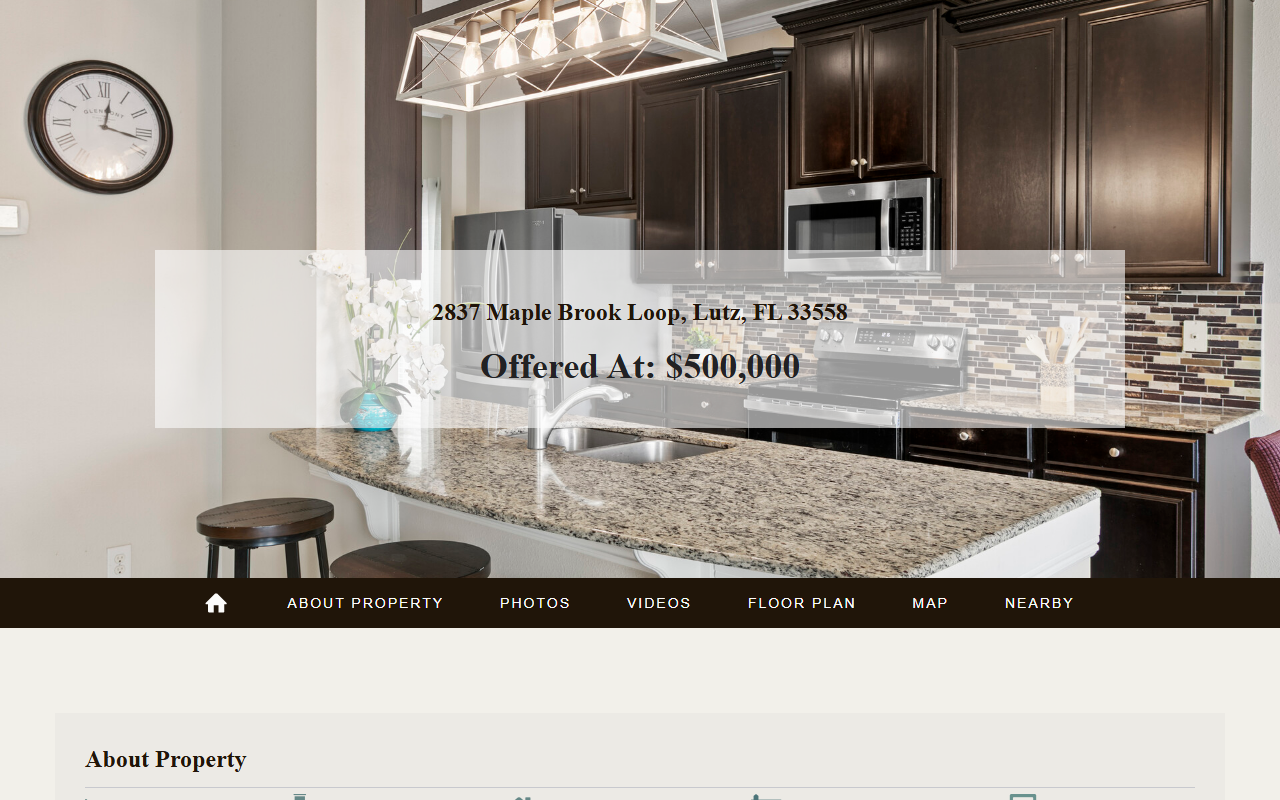 2837maplebrook.com screenshot