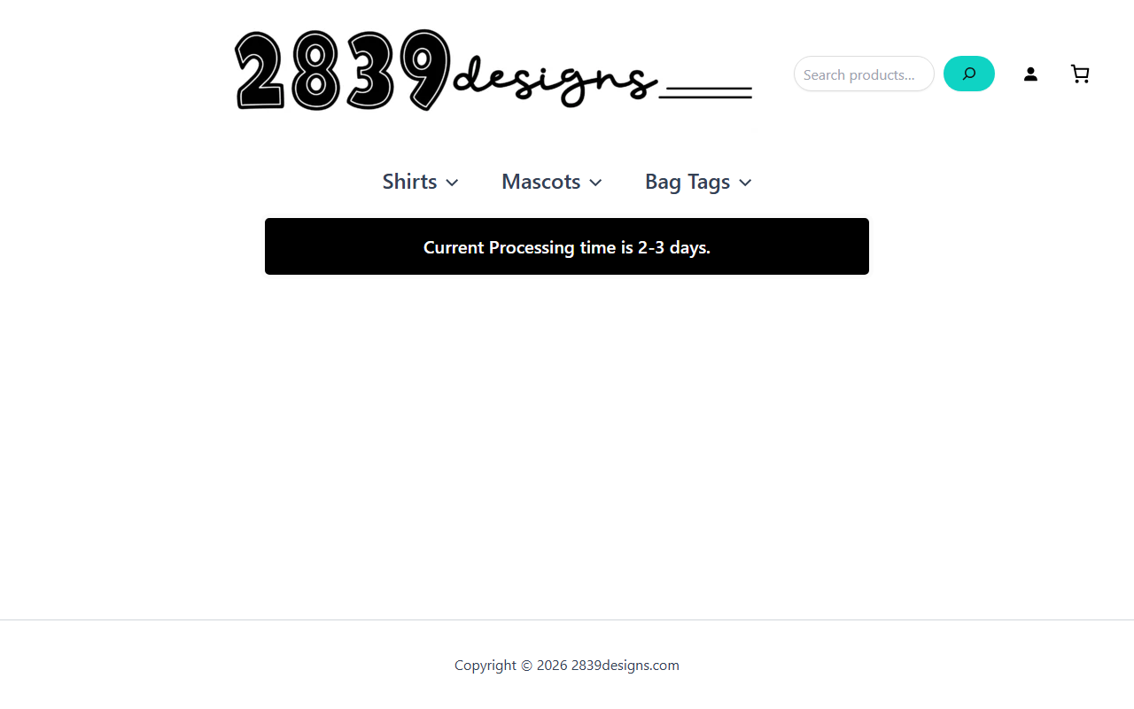 2839designs.com screenshot