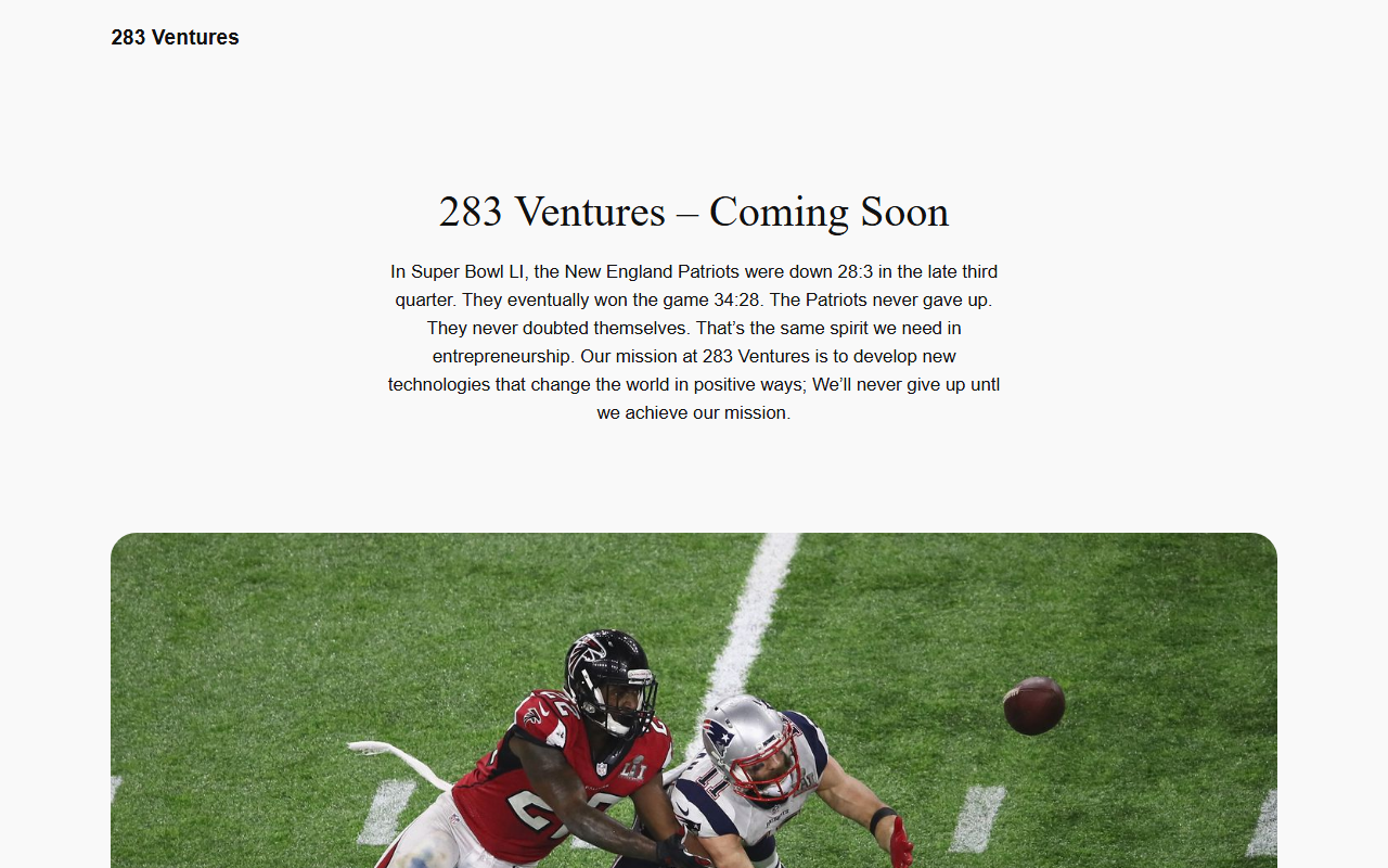 283ventures.com screenshot