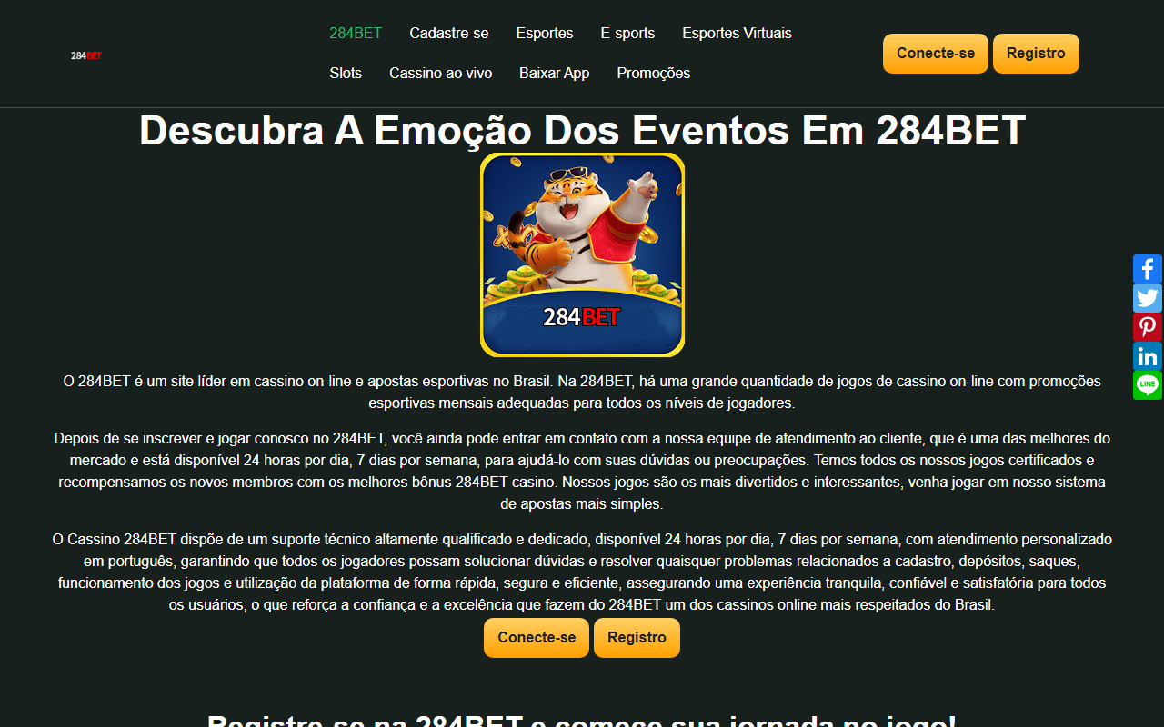 284betbrasil.com screenshot