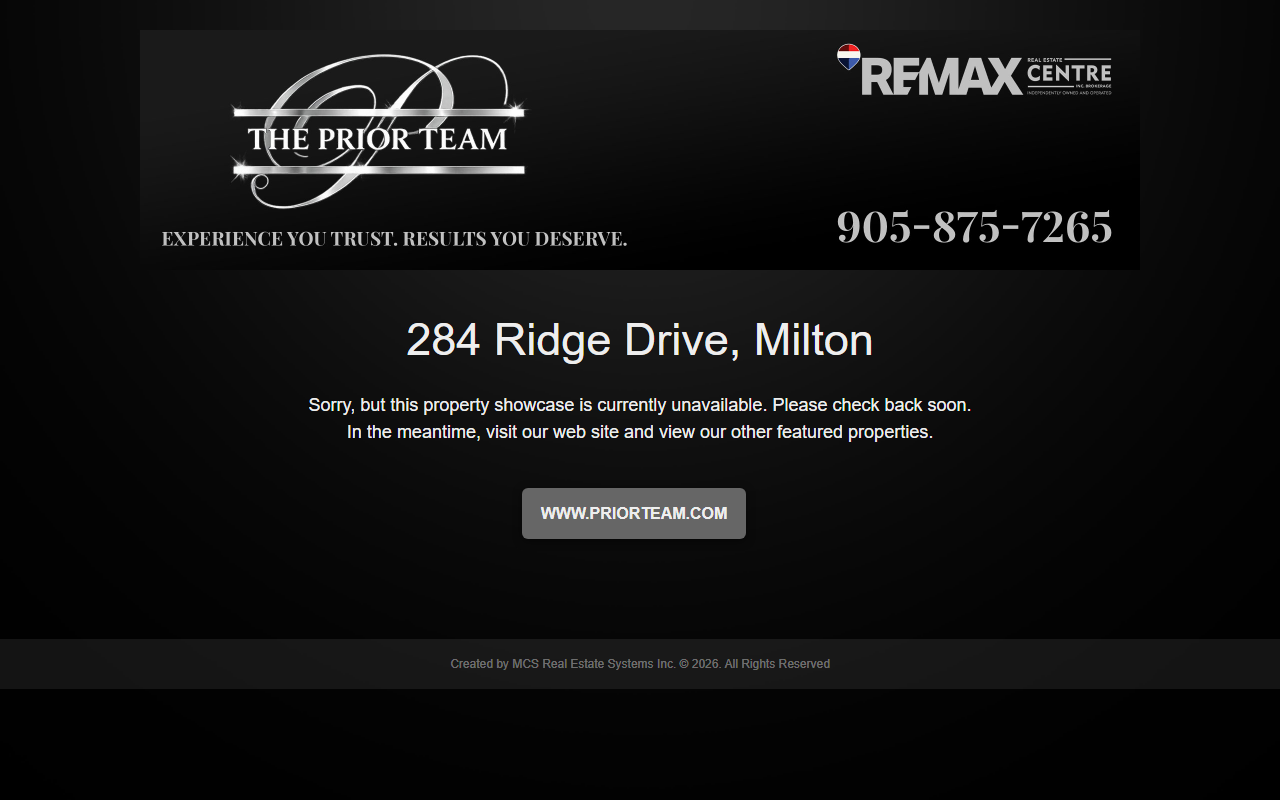 284ridgedrive.com screenshot