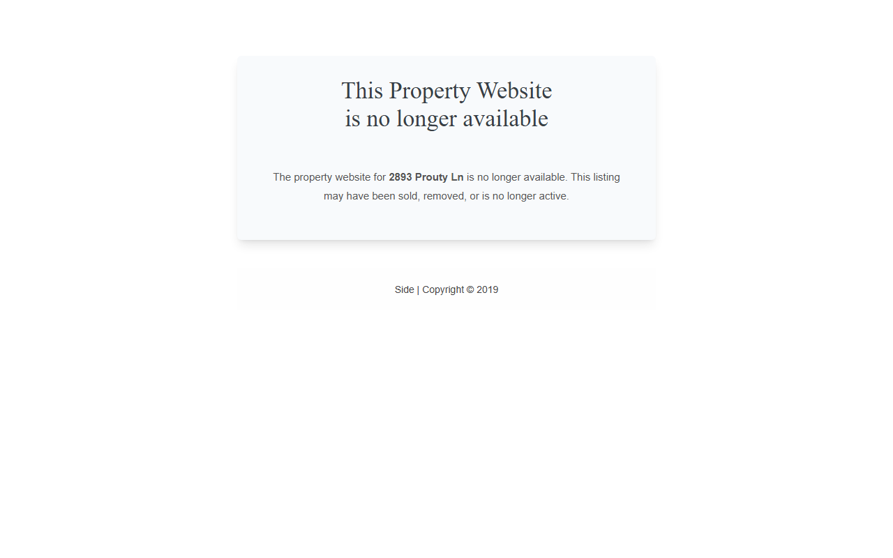 2893proutylane.com screenshot